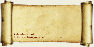 Mina Kadijević vizit kartica